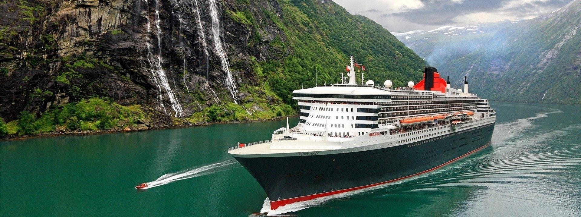 Sail the Norwegian Fjords on Queen Mary 2 background